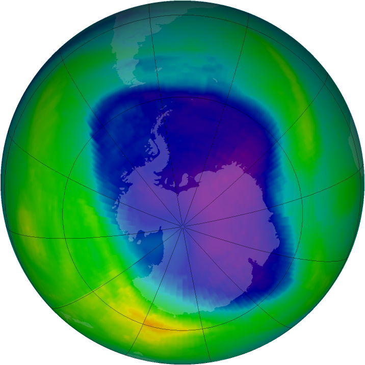Ozone Map 1994-09-18